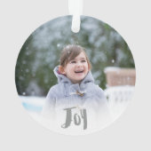 Charmante Joy tendance Silver Holiday Photo (dos)