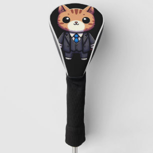 Charmante kattenbaas golfheadcover
