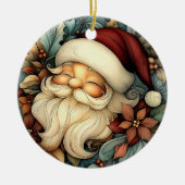 Charmante  Kerstman  Keramisch Ornament (Voorkant)