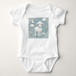 Charmante Lamb Moon Wolken Romper