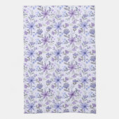 Charmante main dessinée Fleurs Serviette de cuisin (Vertical)