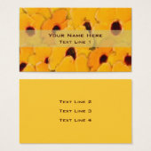 Charmante marguerite jaune Art floral (Devant & derrière)