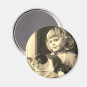 charmante meid magneet (Voorkant / Achterkant)