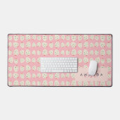 Charmante Motif de fraises Monogrammes Cadeaux (Clavier et souris)