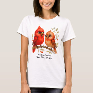 Charmante Noordelijke Kardinaal T-shirt