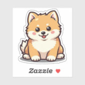 Charmante Pommerse, Bubble Kawaii schattigheid, kl Sticker (Vel)