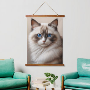 Charmante Ragdoll Cat Art Pet Lover Hangend Wandkleed