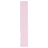 Charmante Roze Geruite Tafelloper Gezellig Decor (Voorkant)