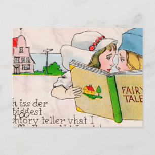 Charmante sprookje illustratie: briefkaart