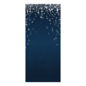 Charmante Star Struck bruiloft - Menu (Achterkant)