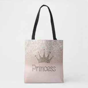 Charmante Tiara, Prinses, Glitter Bokeh Draagtas