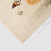 Charmante tuin: Vogelkooi Decoupage Tissuepapier (Detail)