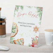 Charmante Vakantie Luier Raffle Reclamebord Met Voetstuk (Insitu)