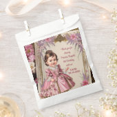 Charmante Victoriaans 6e verjaardag Bedankzakje (Geknipt)