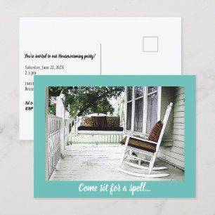 Charmante voordeur Housewarming Briefkaart