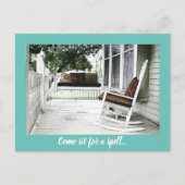 Charmante voordeur Housewarming Briefkaart (Voorkant)