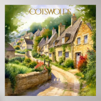 Charmante Waterverf in de Cotswolds Travel