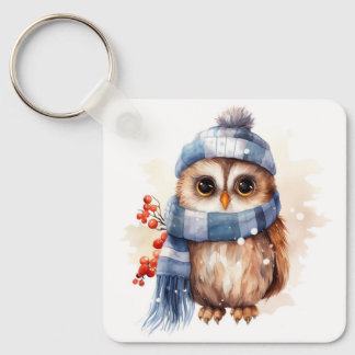 Charmante Winter Uil Whimsy Key Ring Sleutelhanger