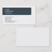 Charme Blanc Charme Carte de visite attrayant (Devant / Derrière)