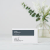 Charme Blanc Charme Carte de visite attrayant (Debout devant)