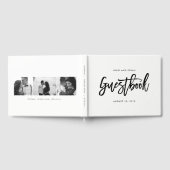 Charme brossé ÉDITABLE COULEUR Mariage livre d'hôt (Complet)