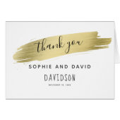 Charme Calligraphie Or Stroke Merci (Devant horizontal)