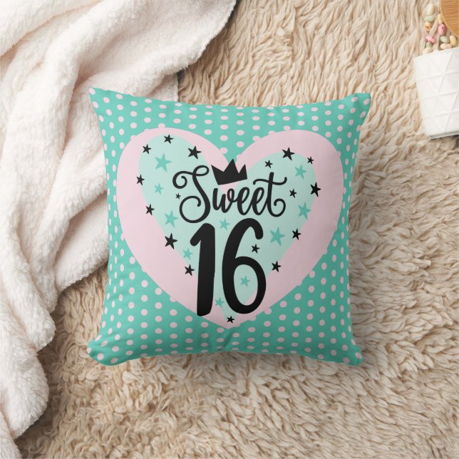 Charme Classique ! Cadeau pour 16 ans doux Coussin (Couverture)