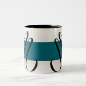 Charme classique : M Lettre Design Mug en céramiqu (Centre)