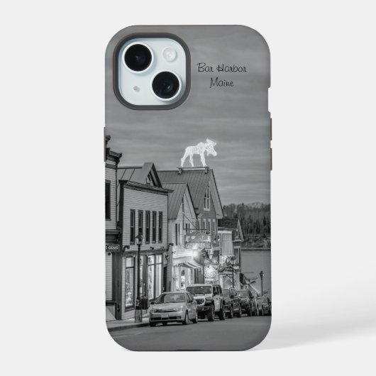 Charme côtier : Coque iPhone Bar Harbor Maine (Verso)