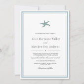 Charme côtier | FAIRE-PART DE MARIAGE (Devant)