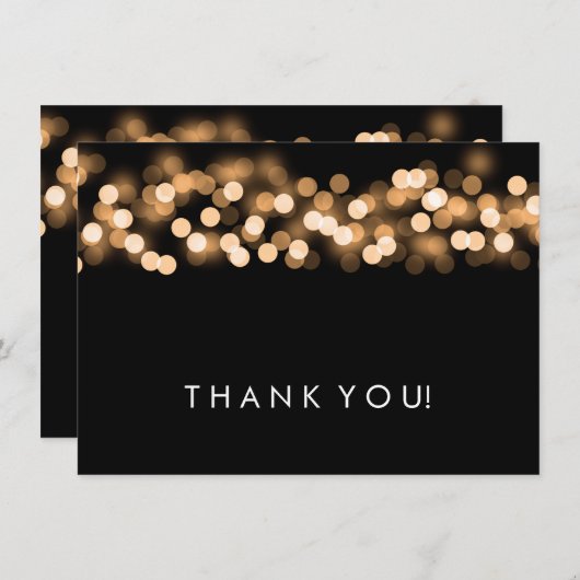 Charme de Hollywood d'or de note de Merci de (Devant / Derrière)