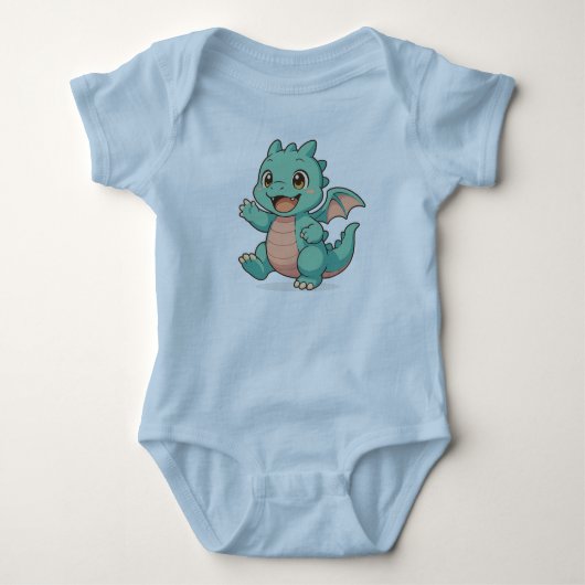 Charme de petit dragon Body pour bébé (Devant)