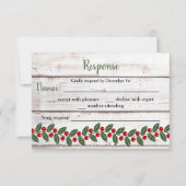 Charme de vacances II Carte de réponse hiver/Noël (Devant)