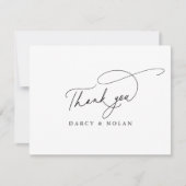 Charme élégant Appartement Simple Mariage Merci Ca (Devant)