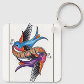 Charme élégant : Collection de porte-clés de créat (Dos)