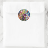 Charme en fleurs – Autocollants esthétiques de des (Sac)