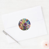 Charme en fleurs – Autocollants esthétiques de des (Enveloppe)