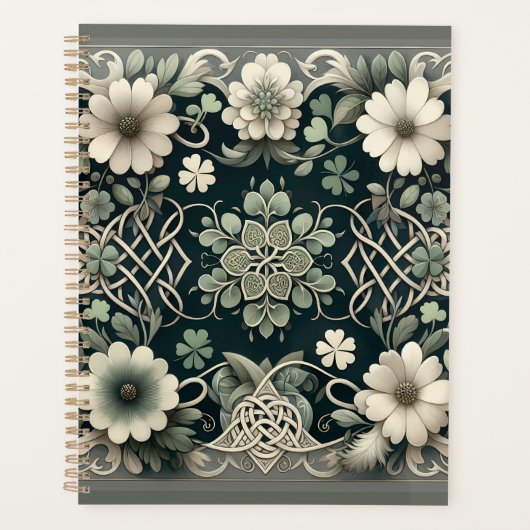 Charme floral du trèfle celtique (Devant)