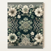Charme floral du trèfle celtique (Dos)