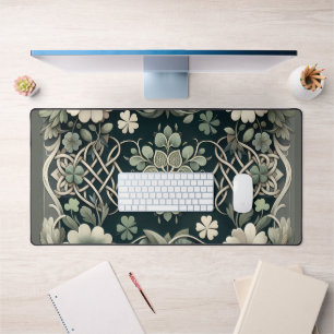 Charme floral du trèfle celtique