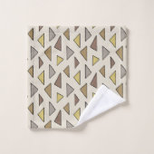 Charme géométrique Terre chaude (Gant de toilette)