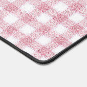 Charme Gingham Rose et Blanc Velouté (Coin)