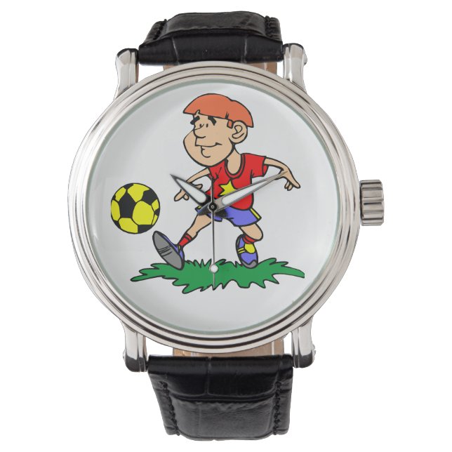 Charme intemporel : Montre en Cuir Vintage (devant)