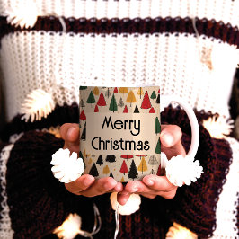 charme: kerstboompatroon koffiemok