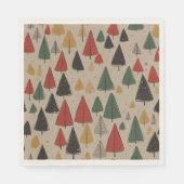  charme: kerstboompatroon servet (Voorkant)