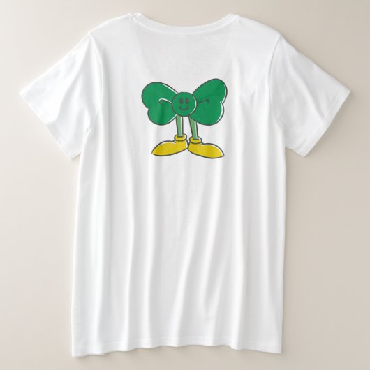 🌈 Charme Lucky Plus Taille Tee (Design dos)