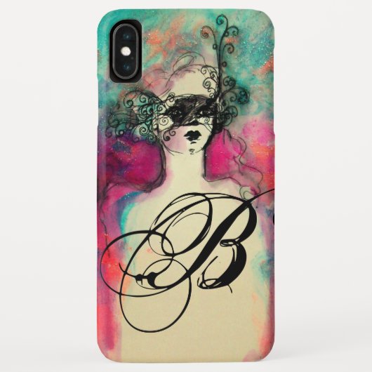 CHARME MONOGRAM Case-Mate iPhone CASE (Achterkant)