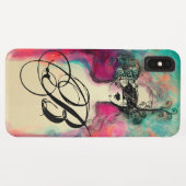 CHARME MONOGRAM Case-Mate iPhone CASE (Achterkant (horizontaal))