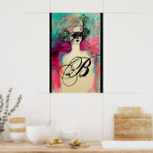 CHARME MONOGRAM POSTER (Keuken)