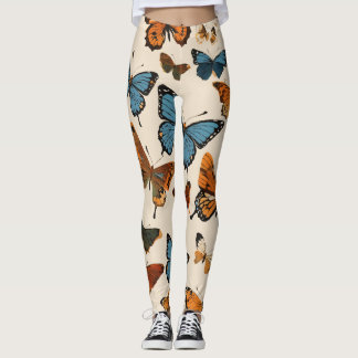 Charme Papillon imprimé Leggings pour les filles"